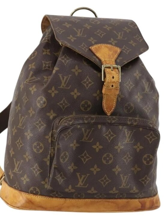 LOUIS VUITTON Monogram Montsouris GM Backpack M51135 LV Auth 147004 main image 12